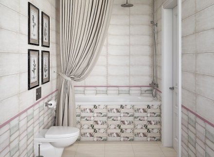 Вставка Provans рельеф многоцветный 20х44 (PH2G451DT)