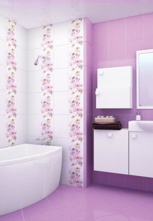 Керамогранит Vilena сиреневый 32,6х32,6 (TC4P222DR)